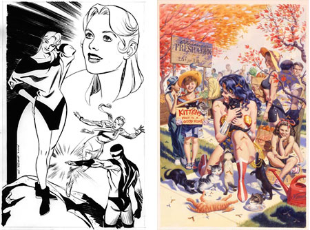 Steve Rude drawing