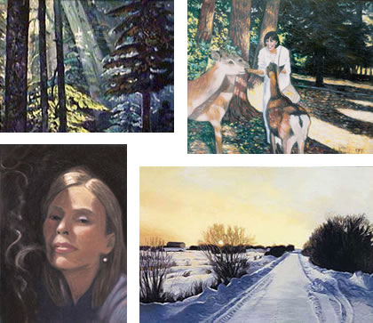 Joni Mitchell paintings