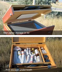 Homemade Pochade Box for Plein Air Oil or Acrylic Painting