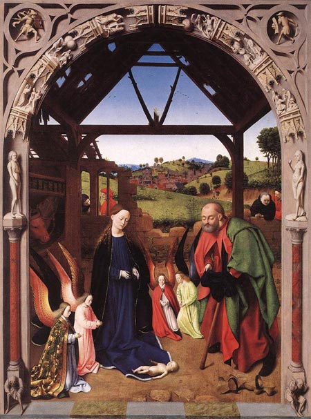 The Nativity by Petrus Christus 