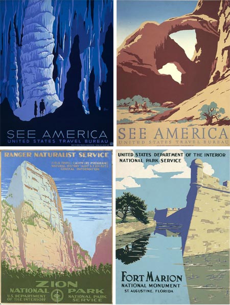 Vintage National Parks Posters