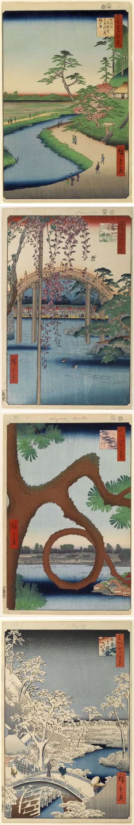 Hiroshige One Hundred Famous Views of Edo