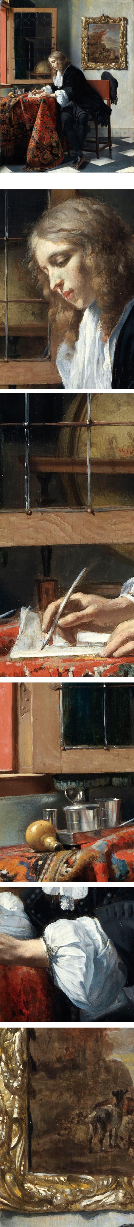 Man Writing a Letter, Gabriel Metsu