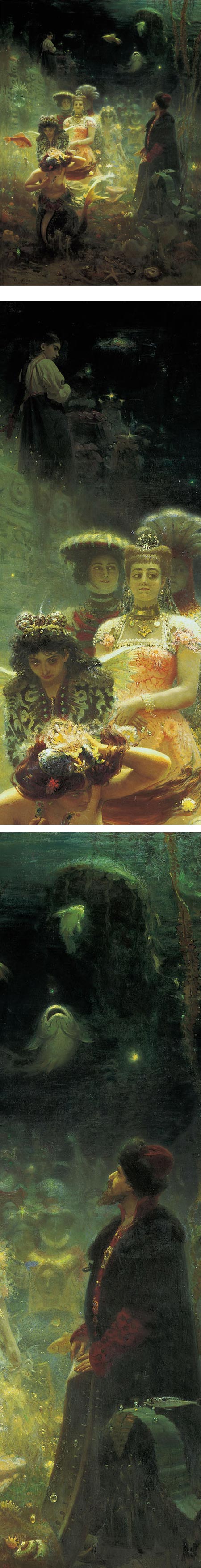 Sadko in the Underwater Kingdom, Ilya Repin 