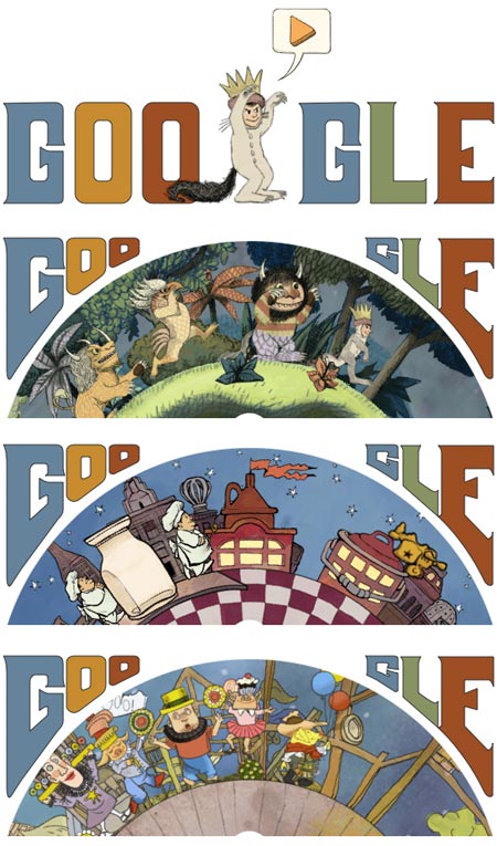 Sendak Tribute Google Doodle