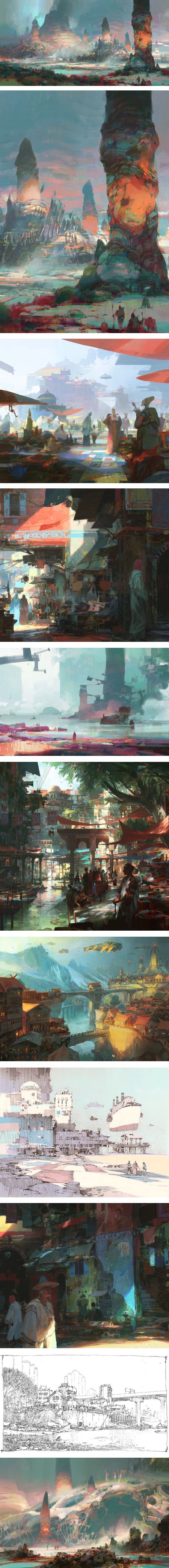 Concept art by Theo Prins