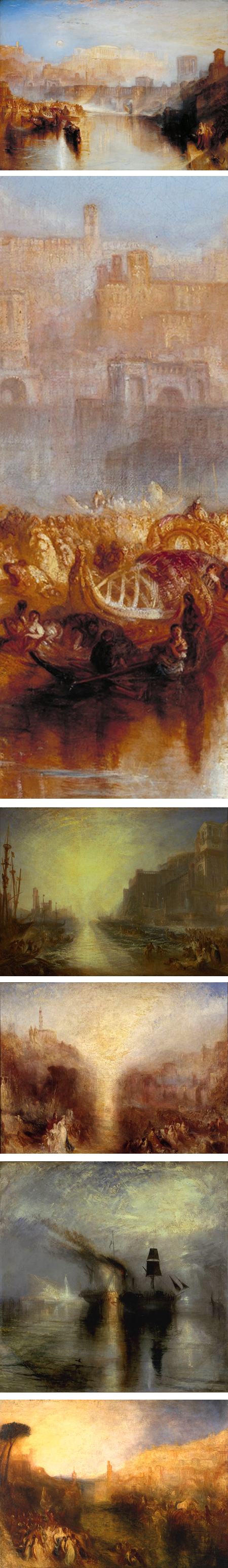 J.M.W. Turner, The EY Exhibition: Late Turner – Painting Set Free, Ancient Rome; Agrippina Landing with the Ashes of Germanicus