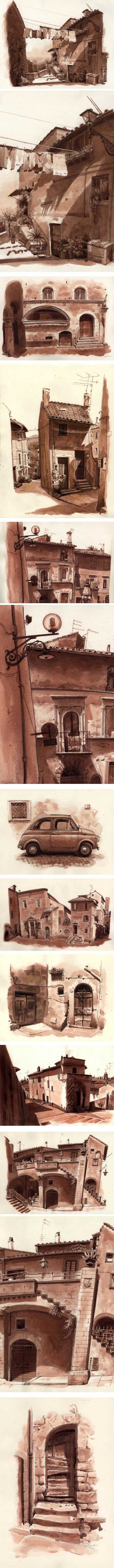 Fred Lynch, Drawings From the Road to Rome