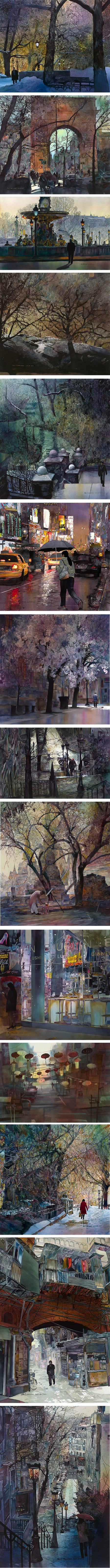 John Salminen watercolors