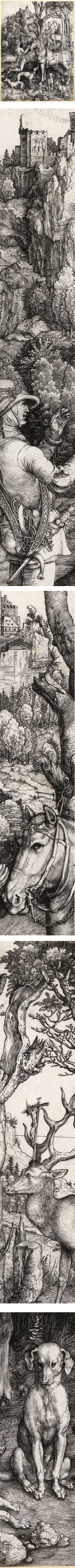 St Eustace, Albrecht Durer, engraving