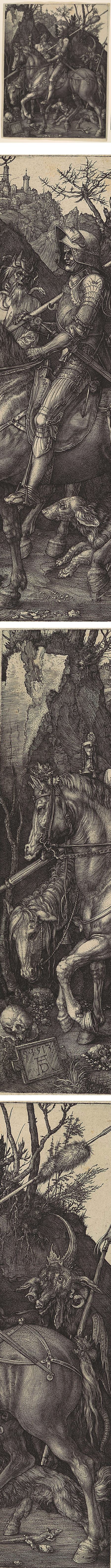 Knight, Death and the Devil, Albrecht Durer, engraving