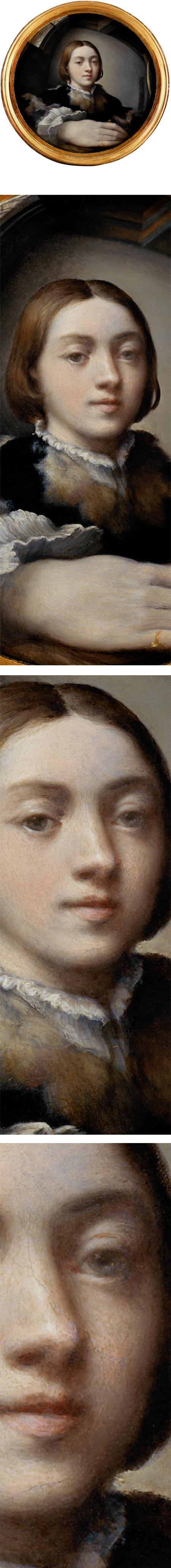 Self-Portrait in a Convex Mirror; Francesco Mazzola, called Parmigianino