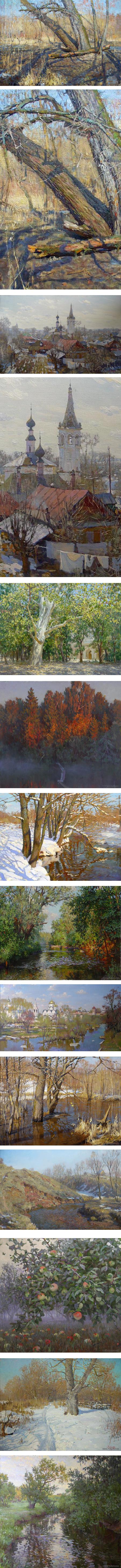 Yaroslav Zayablov, contemporary Russian landscape painter