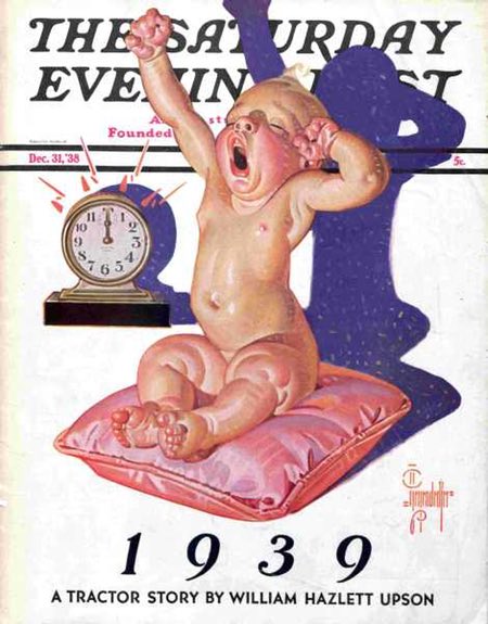 Happy Leyendecker Baby New Year from Lines and Colors!