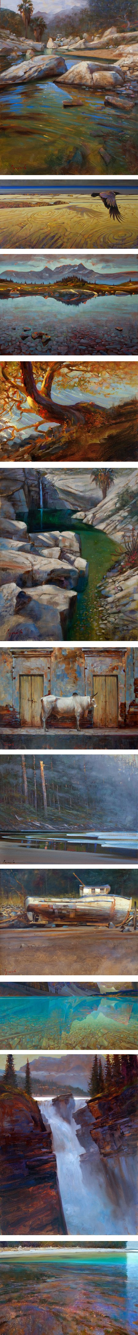 Brent Lynch, plein air and studio painting