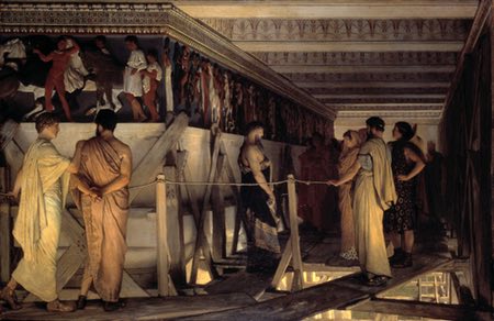 Pheidias and the Frieze of the Parthenon, Lawrence Alma-Tadema