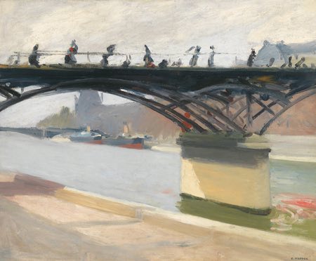 Hopper in Paris. paintings