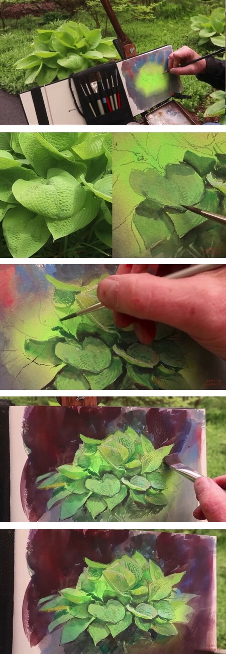James Gurney botanical study video, Painting This Botanical Study Nearly Broke My Brain