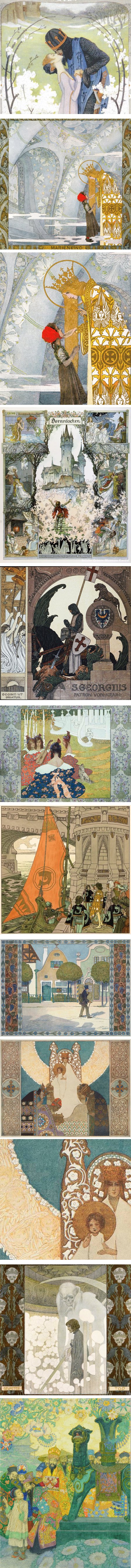 illustrations by Heinrich Lefler and Joseph Urban