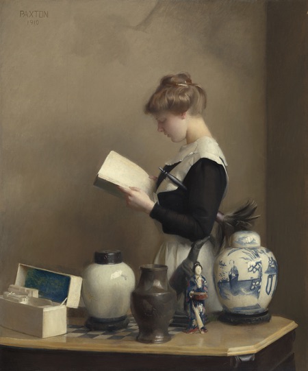 The House Maid, William McGregor Paxton, oil on canvas
