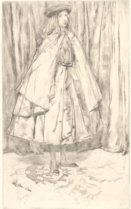Annie Haden, James McNeill Whistler, drypoint etching