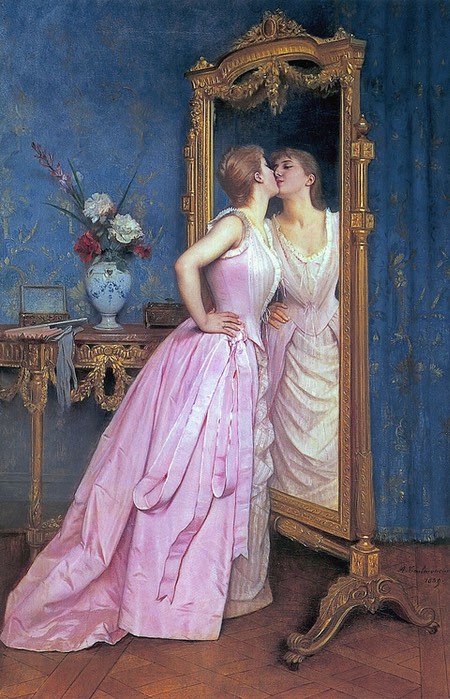 Painting by Auguste Toulmouche