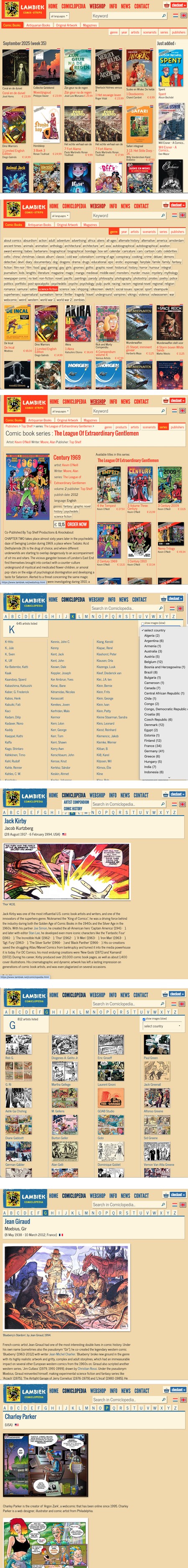 Kees Kousemaker's Comicliopedia at Lambiek.net