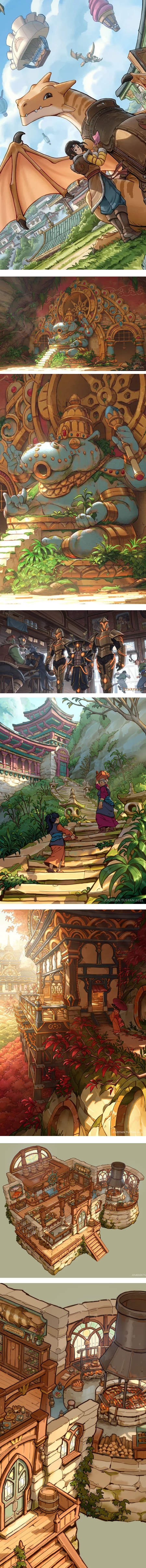 Jourdan Truffan, concept art andillustration