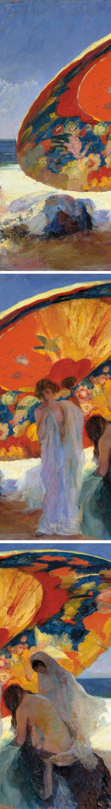 Sota l'Ombrella (Under the Parasol), Lluís Masriera i Rosés