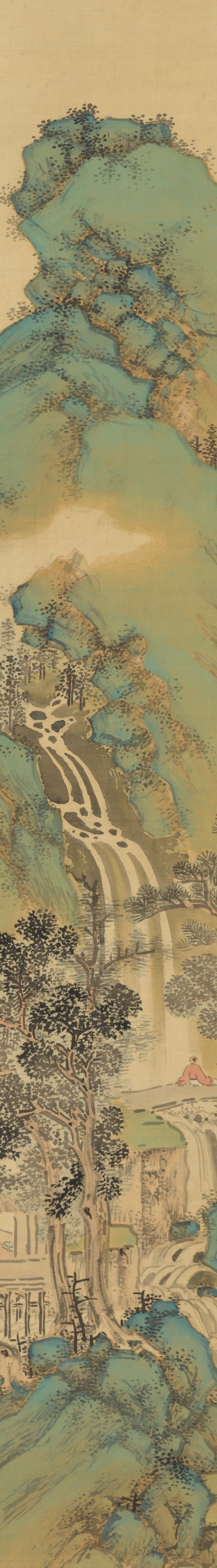 Waterfall in Summer Mountains, Nakabayashi Chikuto