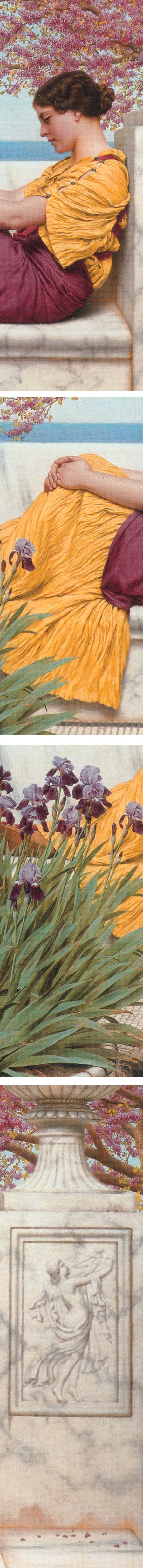 Under the Blosso that Hangs on the Bough, John Willian Godward, oil on canvas