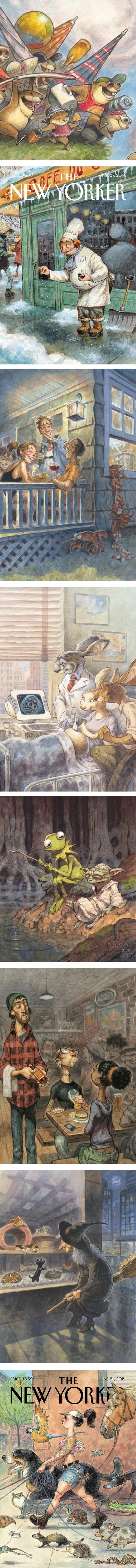 Peter de Seve illustrations & New Yorker covers
