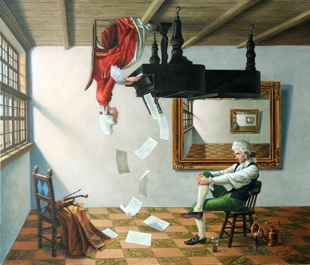 Michael Cheval, Absurdist paintings